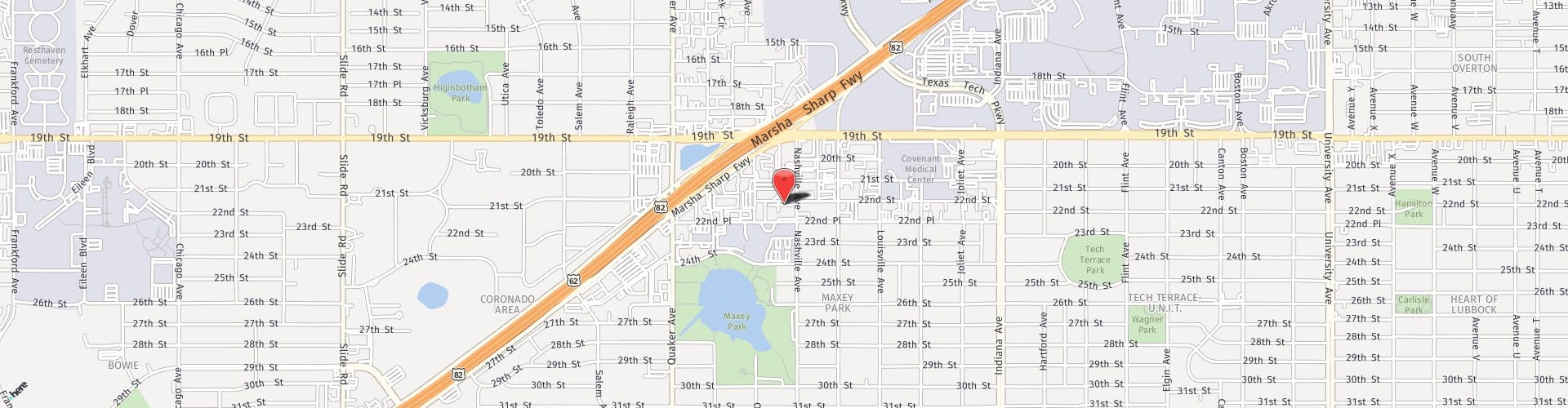Location Map: 4002 22nd Street Lubbock, TX 79410